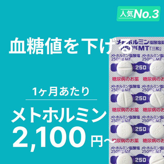 【過剰なカロリー摂取を抑える】メトホルミン