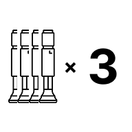 3ヶ月おまとめ ［12本］ 3%OFF